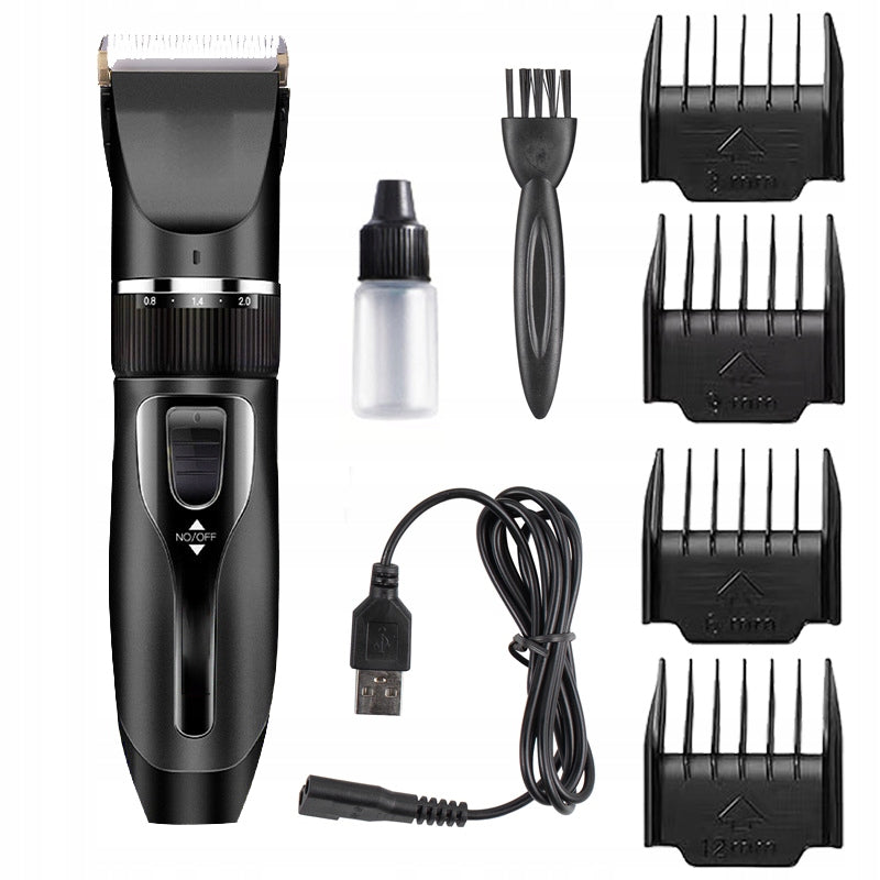 Aparat de tuns profesional pentru cani cu acumulator, lama titan + ceramica, incarcare USB, culoare Neagra, model AVX-WT-BLACK-T10 Aparat de tuns profesional pentru cani cu acumulator, lama titan + ceramica, incarcare USB, culoare Neagra, model AVX-WT-BLACK-T10